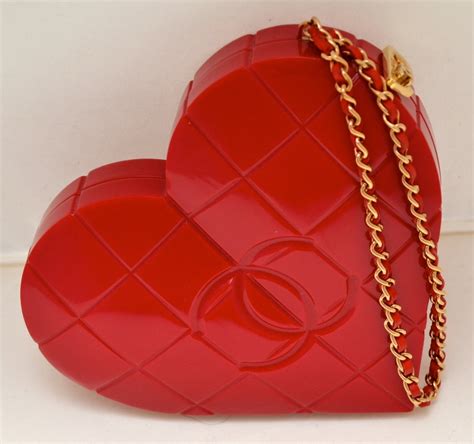 chanel red heart bag|chanel heart bag price.